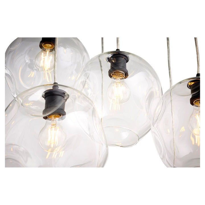 Quorum Numen 67-69 Chandelier Light - Textured Black