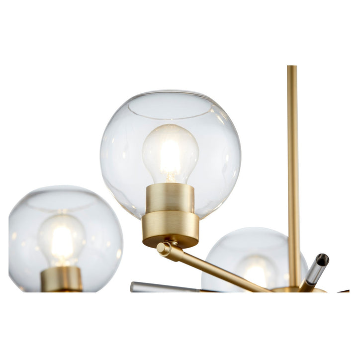 Quorum Volán 6317-5-80 Chandelier Light - Aged Brass
