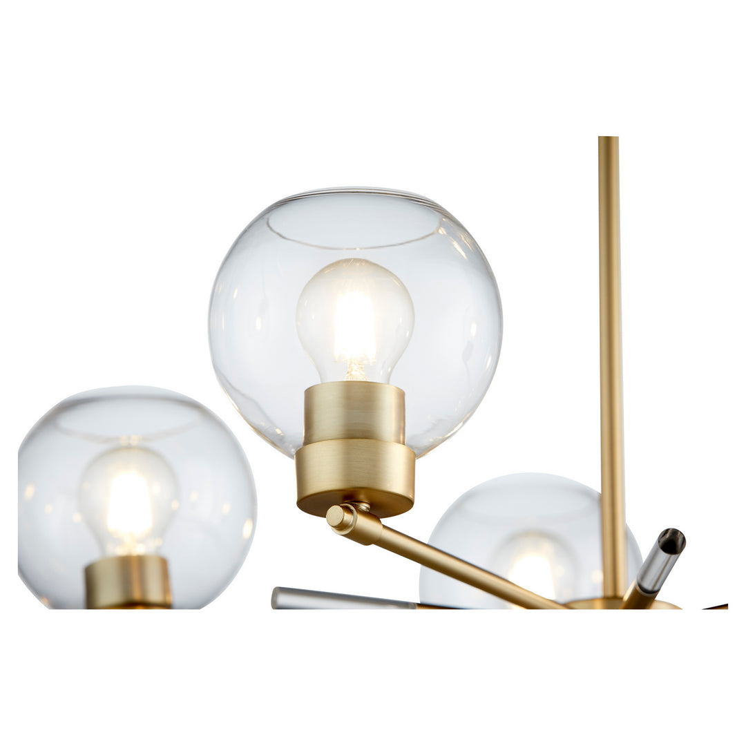 Quorum Volán 6317-5-80 Chandelier Light - Aged Brass