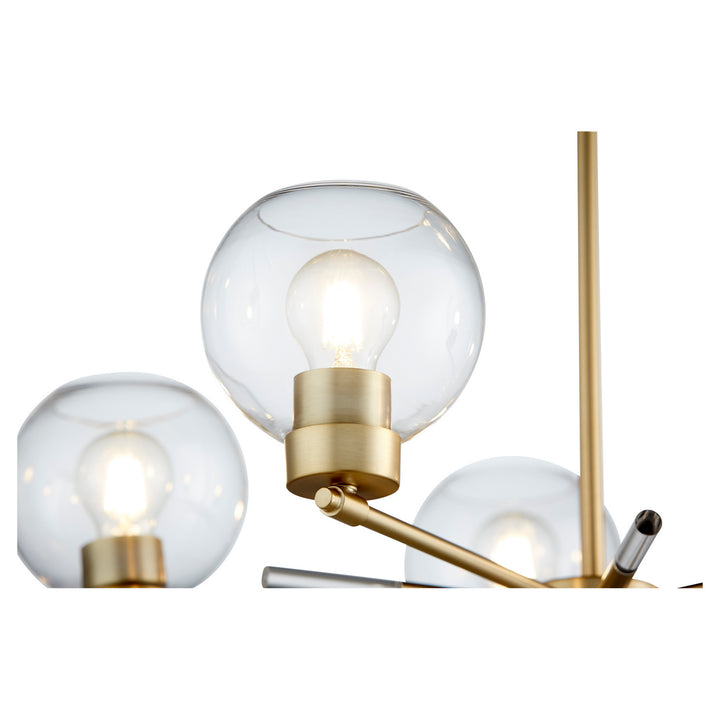 Quorum Volán 6317-5-80 Chandelier Light - Aged Brass