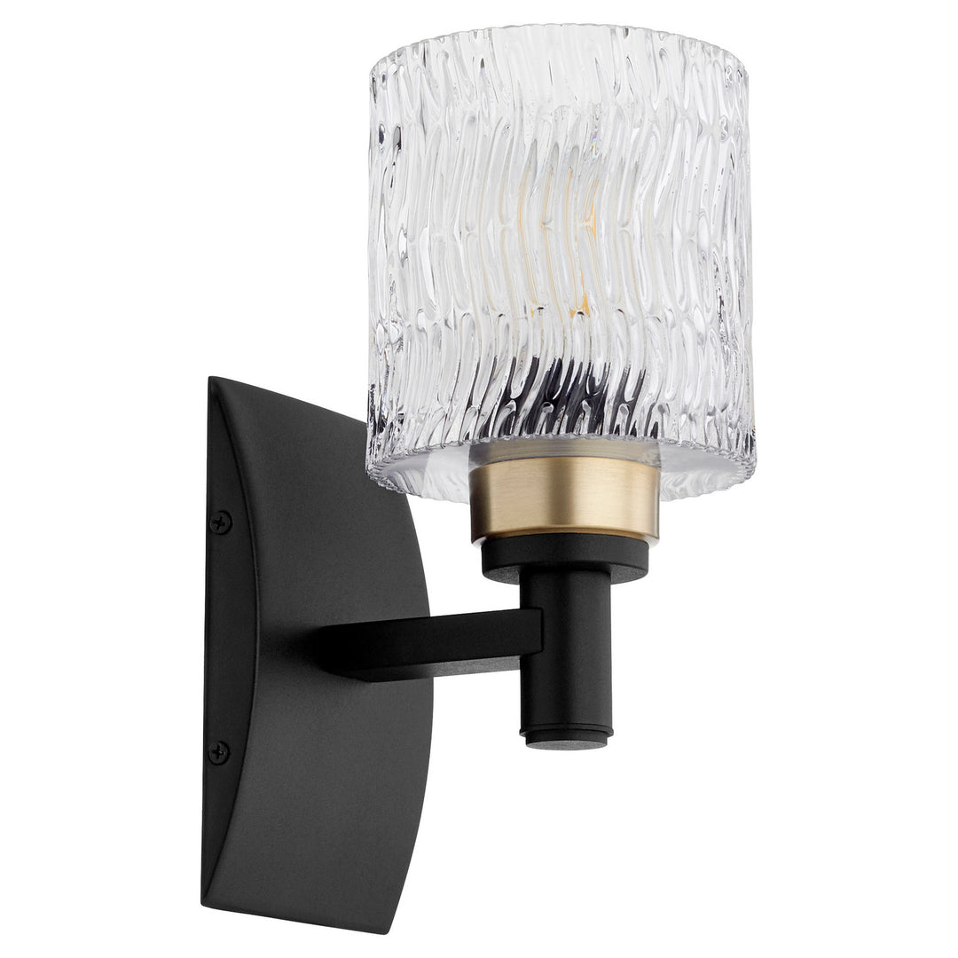 Quorum Stadium 5184-1-69 Wall Sconce Light - Textured Black