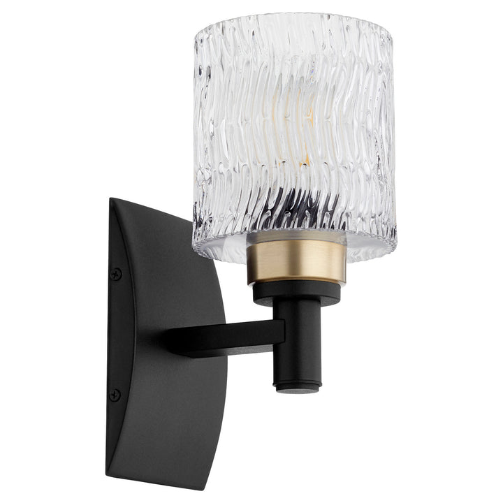 Quorum Stadium 5184-1-69 Wall Sconce Light - Textured Black