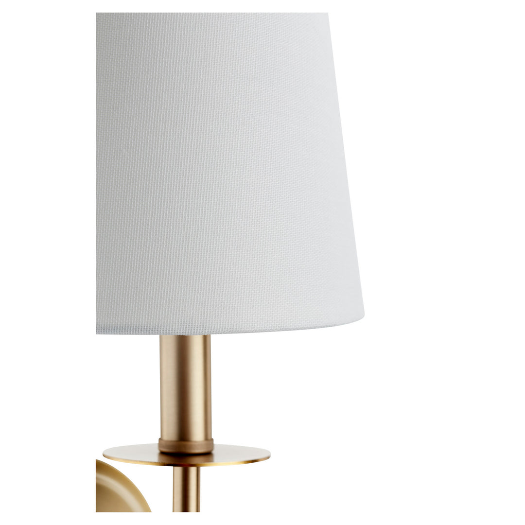 Quorum Belshaw 514-1-80 Wall Sconce Light - Aged Brass