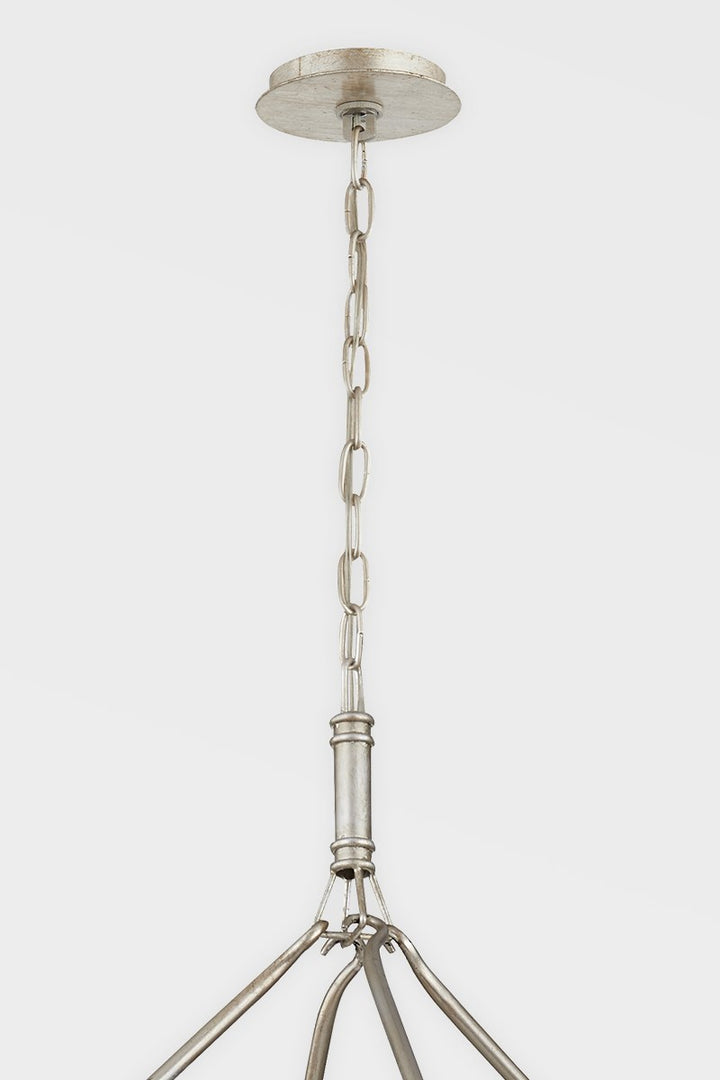 Troy Sutton F6244-CPL Chandelier Light - Champagne Silver Leaf