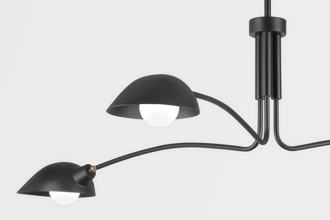 Troy Leo F7813-SBK Chandelier Light - Soft Black