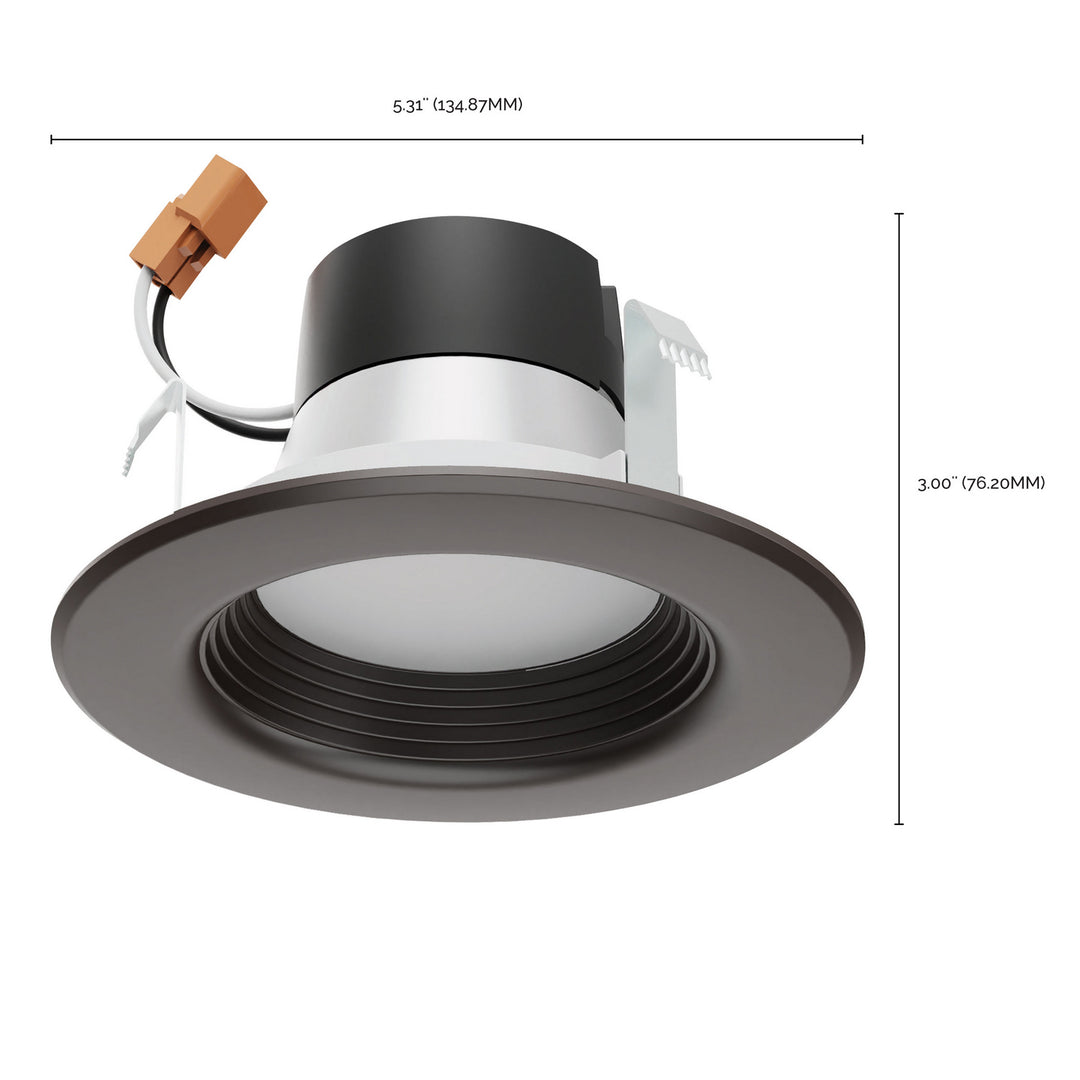 Satco Lighting S11834   Recessed Light Bronze