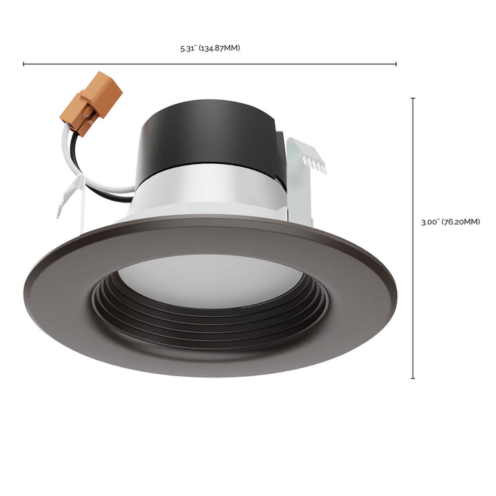 Satco Lighting S11834   Recessed Light Bronze