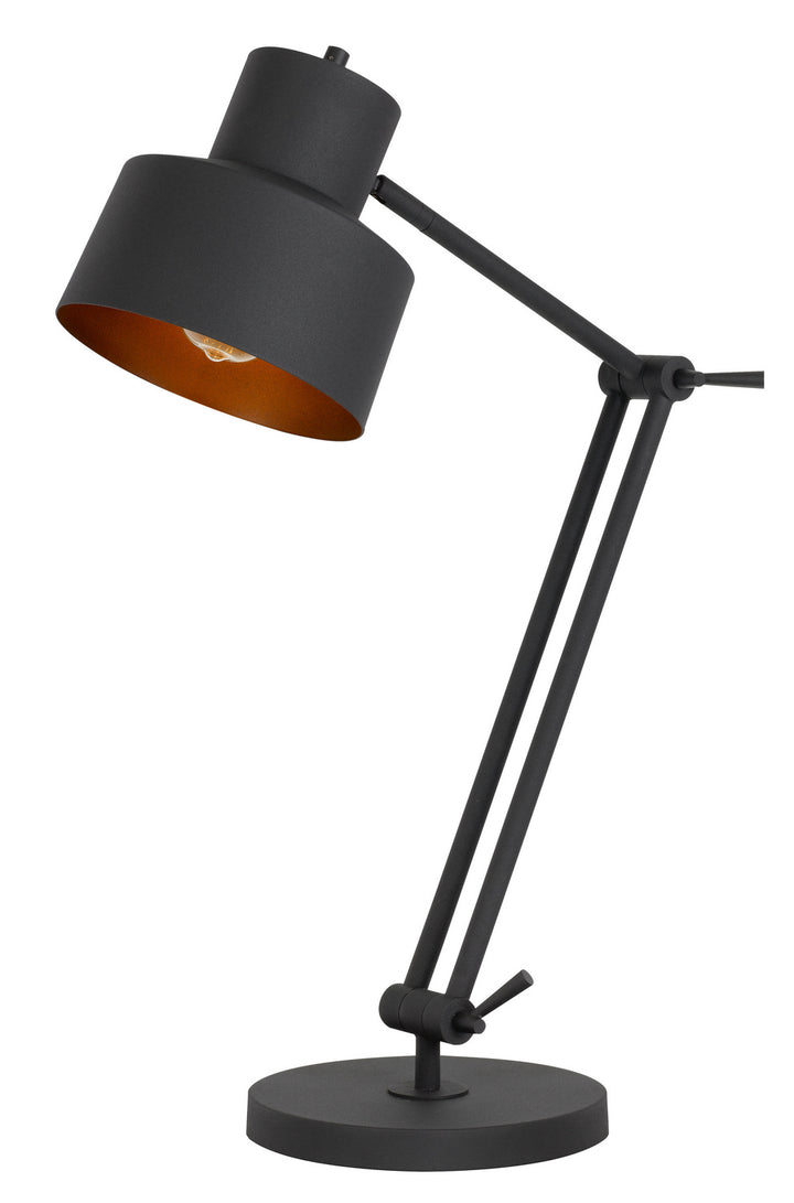 Cal Lighting BO-2966TB Davidson One Light Desk Lamp Lamp Black