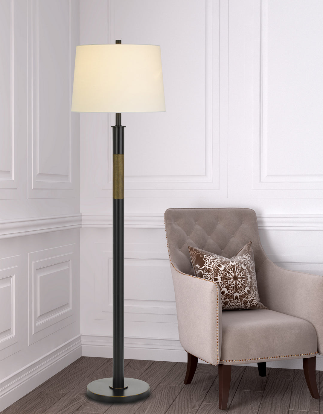 Cal Lighting BO-2968FL-ORB Summerfield One Light Floor Lamp Lamp Bronze / Dark