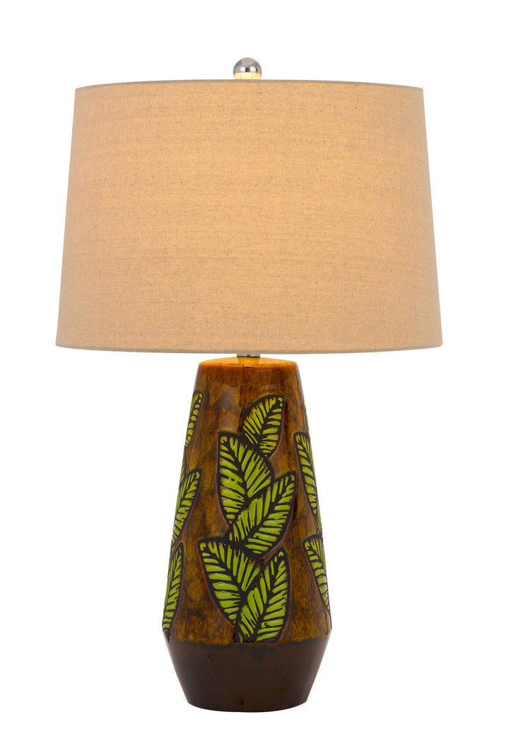 Cal Lighting BO-2973TB Hanson One Light Table Lamp Lamp Bronze / Dark