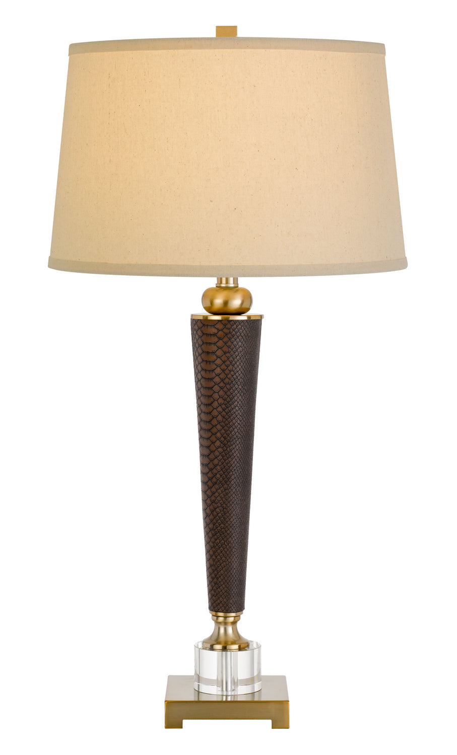 Cal Lighting BO-2977TB Sebree One Light Table Lamp Lamp Bronze / Dark