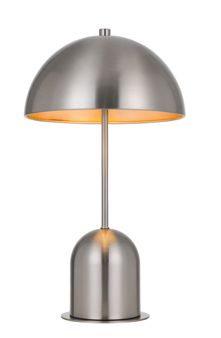 Cal Lighting BO-2978DK-BS Peppa One Light Accent Lamp Lamp Pewter, Nickel, Silver