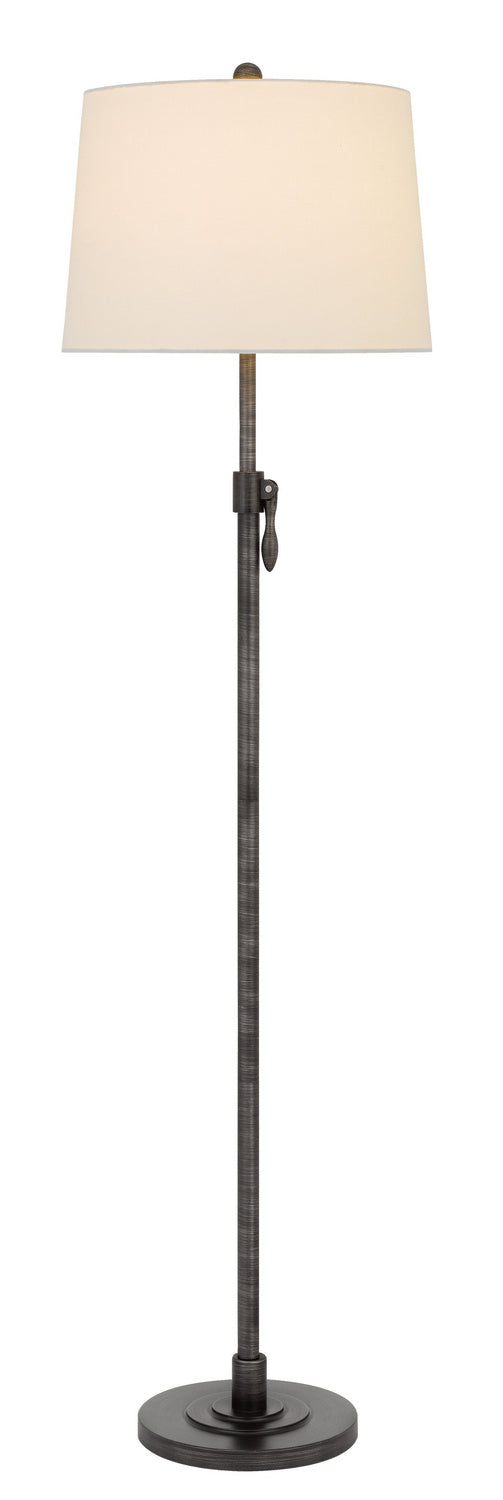 Cal Lighting BO-2979FL Riverwood One Light Floor Lamp Lamp Pewter, Nickel, Silver