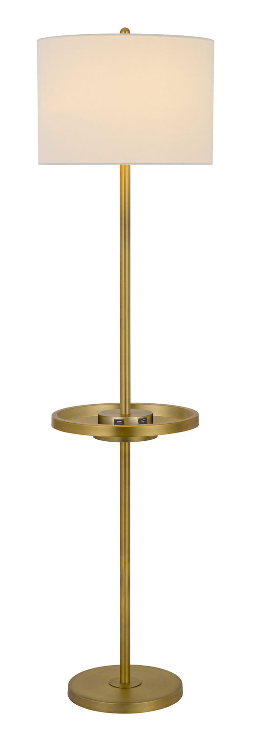 Cal Lighting BO-2983FL-AB Crofton One Light Floor Lamp Lamp Brass - Antique