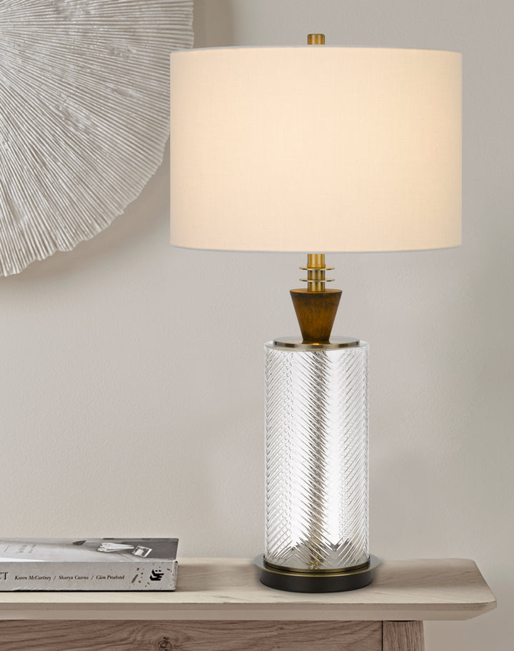 Cal Lighting BO-2987TB Sherwood One Light Table Lamp Lamp Bronze / Dark