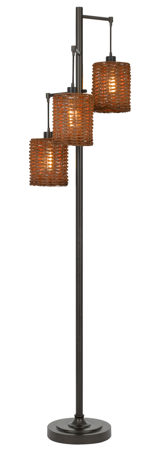 Cal Lighting BO-2992FL Connell Three Light Floor Lamp Lamp Bronze / Dark