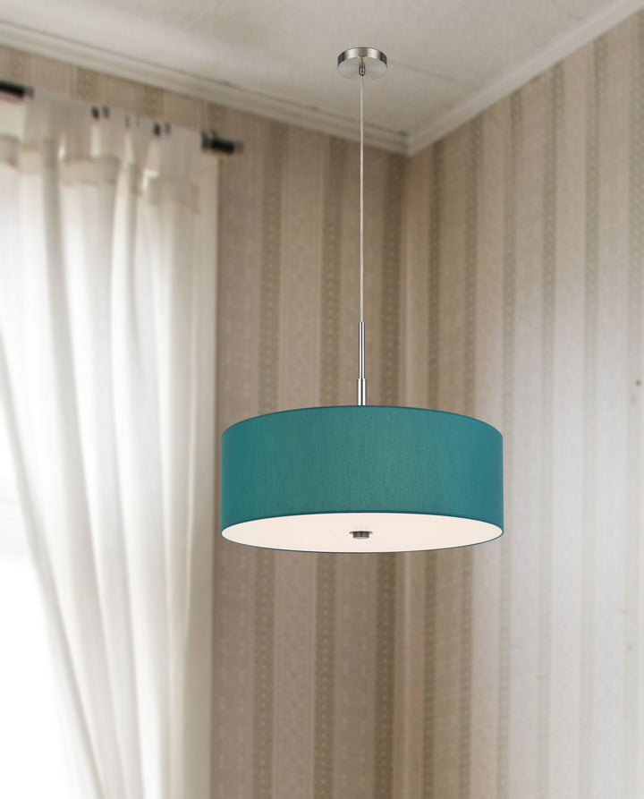 Cal Lonoke FX-3744-BL Pendant Light - Aqua Blue