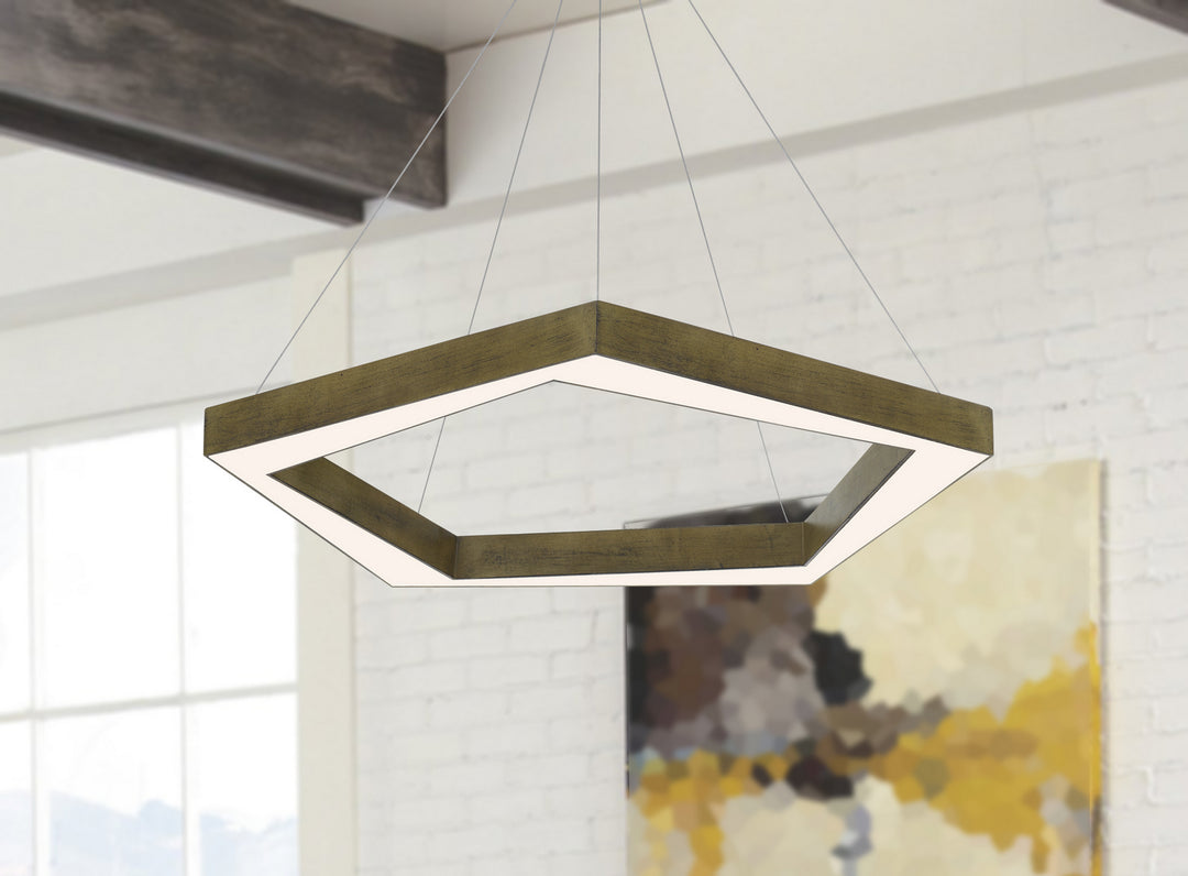 Cal Metz FX-3745-38 Pendant Light - Light Oak