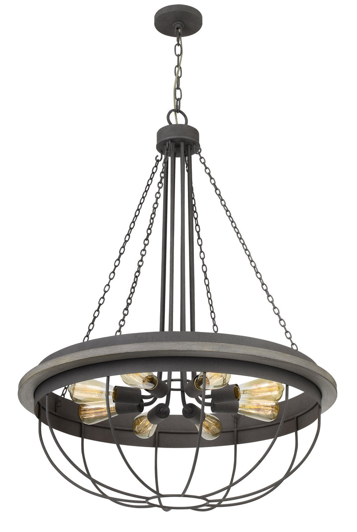 Cal Nixa FX-3748-8 Pendant Light - Dove Grey