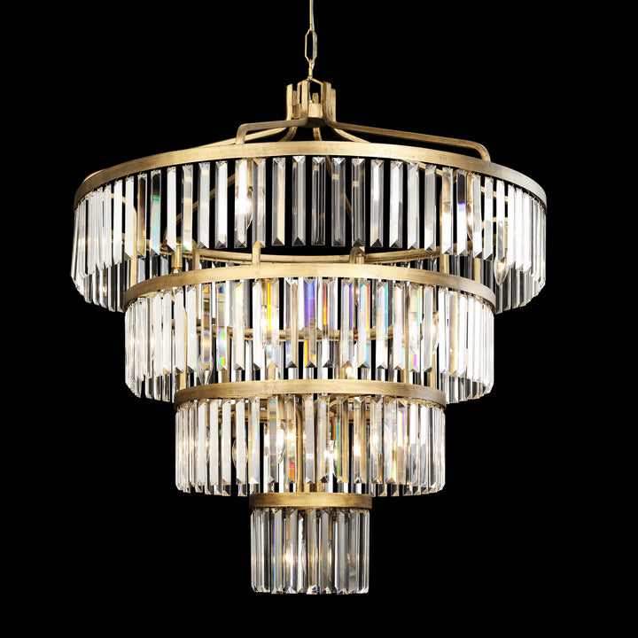 Varaluz Social Club 297P19HG Chandelier Light - Havana Gold