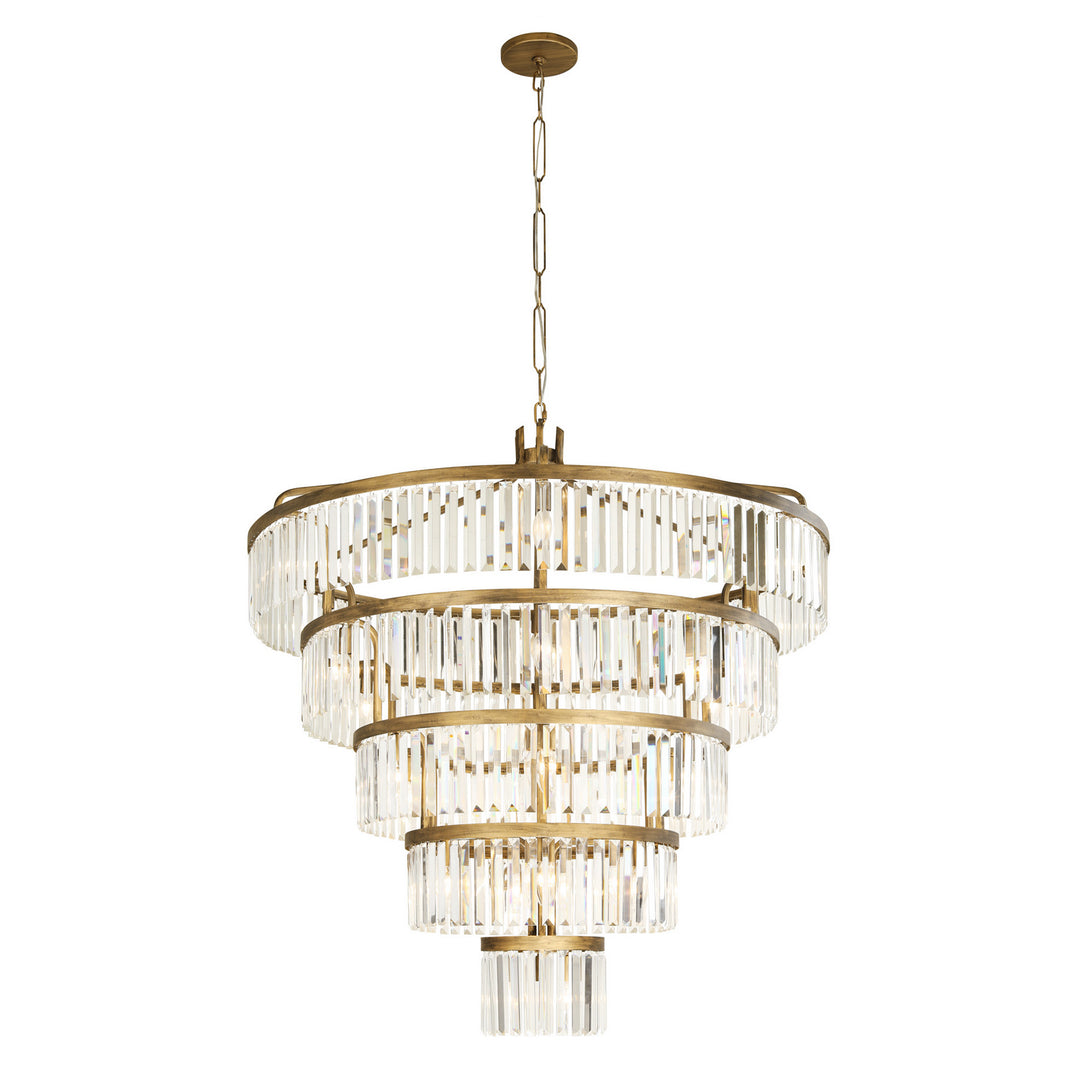 Varaluz Social Club 297P25HG Chandelier Light - Havana Gold