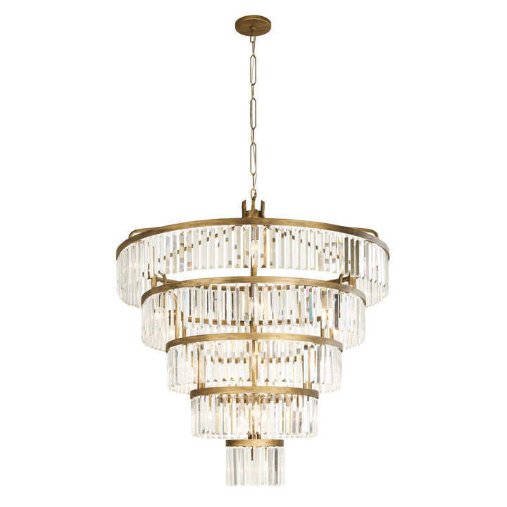 Varaluz Social Club 297P25HG Chandelier Light - Havana Gold