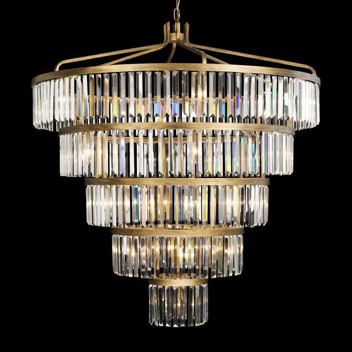 Varaluz Social Club 297P25HG Chandelier Light - Havana Gold