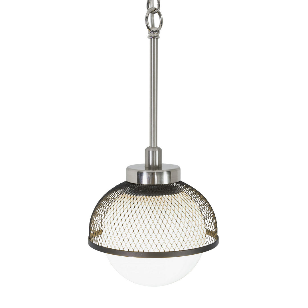 Varaluz Aris 347M01BNBL Pendant Light - Brushed Nickel/Black