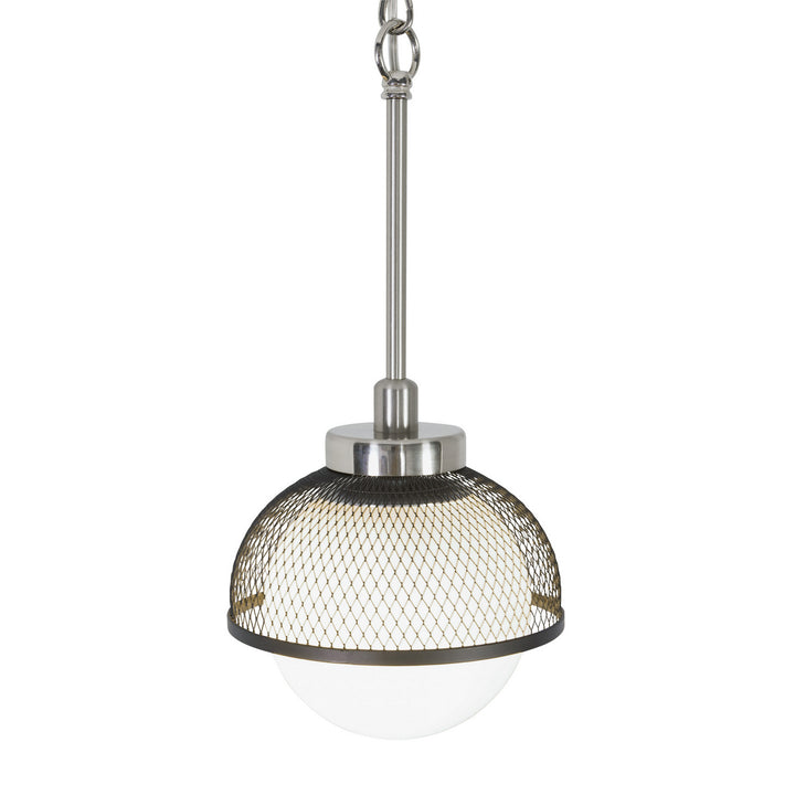 Varaluz Aris 347M01BNBL Pendant Light - Brushed Nickel/Black