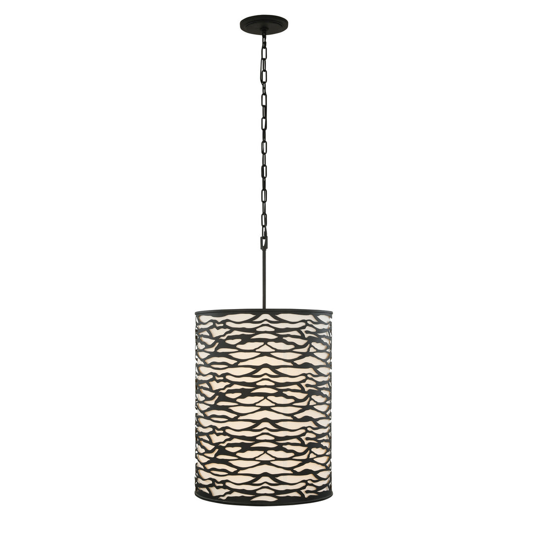 Varaluz Kato 348F06CB Pendant Light - Carbon Black