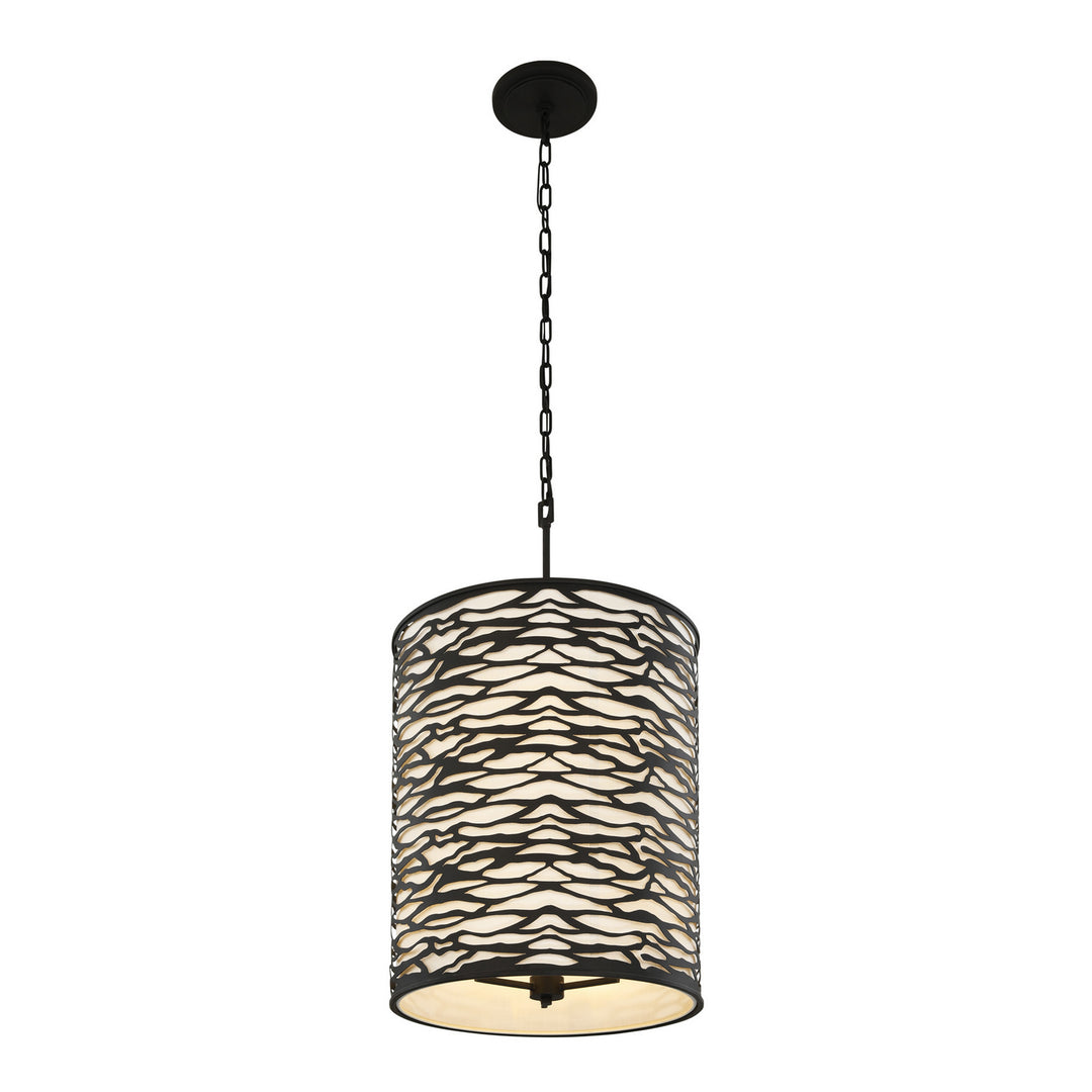 Varaluz Kato 348F06CB Pendant Light - Carbon Black