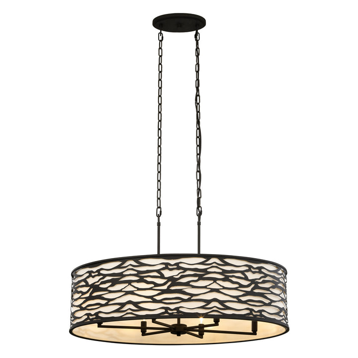 Varaluz Kato 348N06CB Pendant Light - Carbon Black