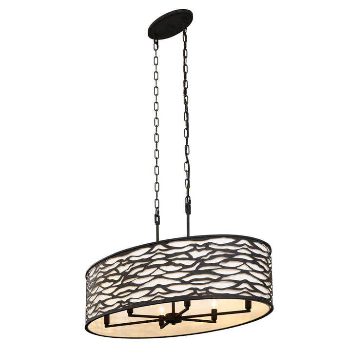 Varaluz Kato 348N06CB Pendant Light - Carbon Black