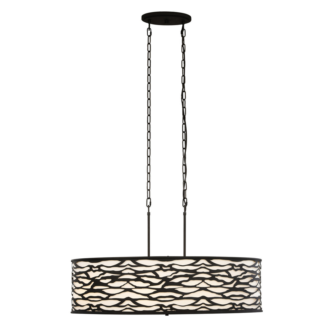 Varaluz Kato 348N06CB Pendant Light - Carbon Black