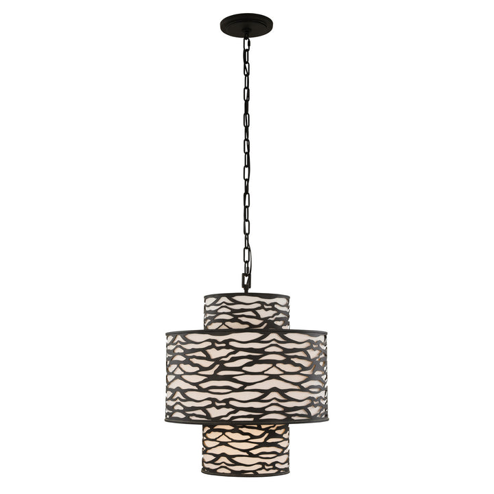 Varaluz Kato 348P04CB Pendant Light - Carbon Black