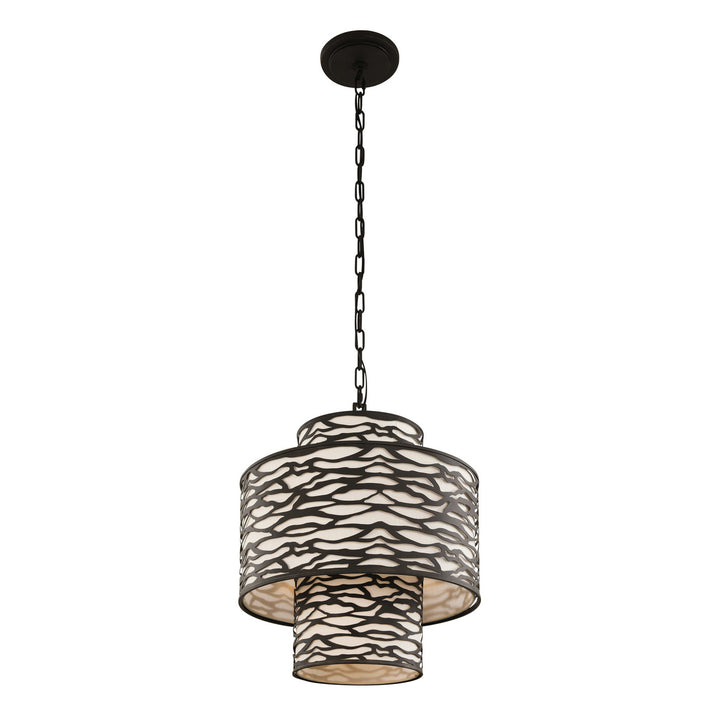 Varaluz Kato 348P04CB Pendant Light - Carbon Black