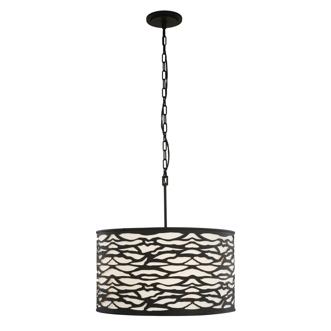 Varaluz Kato 348P05CB Pendant Light - Carbon Black