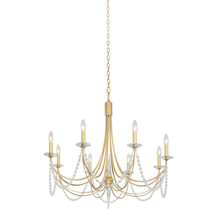 Varaluz Brentwood 350C08FG Chandelier Light - French Gold