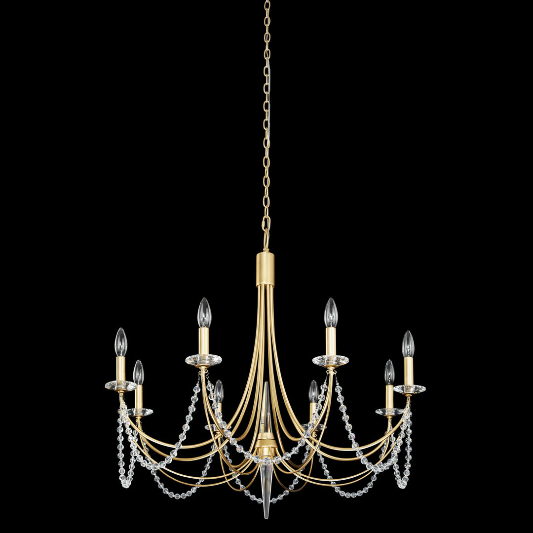 Varaluz Brentwood 350C08FG Chandelier Light - French Gold