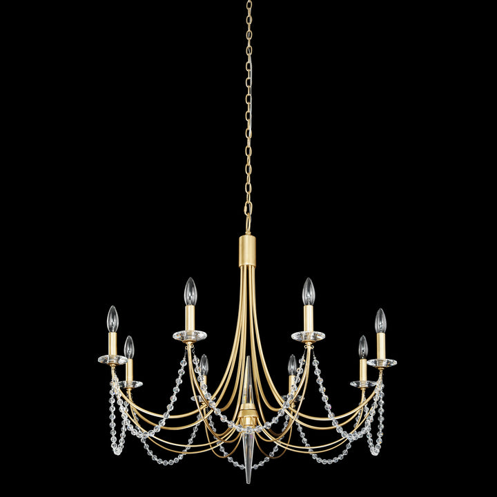 Varaluz Brentwood 350C08FG Chandelier Light - French Gold