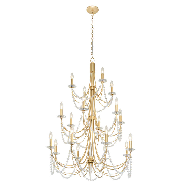 Varaluz Brentwood 350C18FG Chandelier Light - French Gold