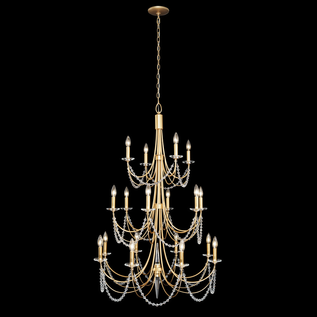 Varaluz Brentwood 350C18FG Chandelier Light - French Gold