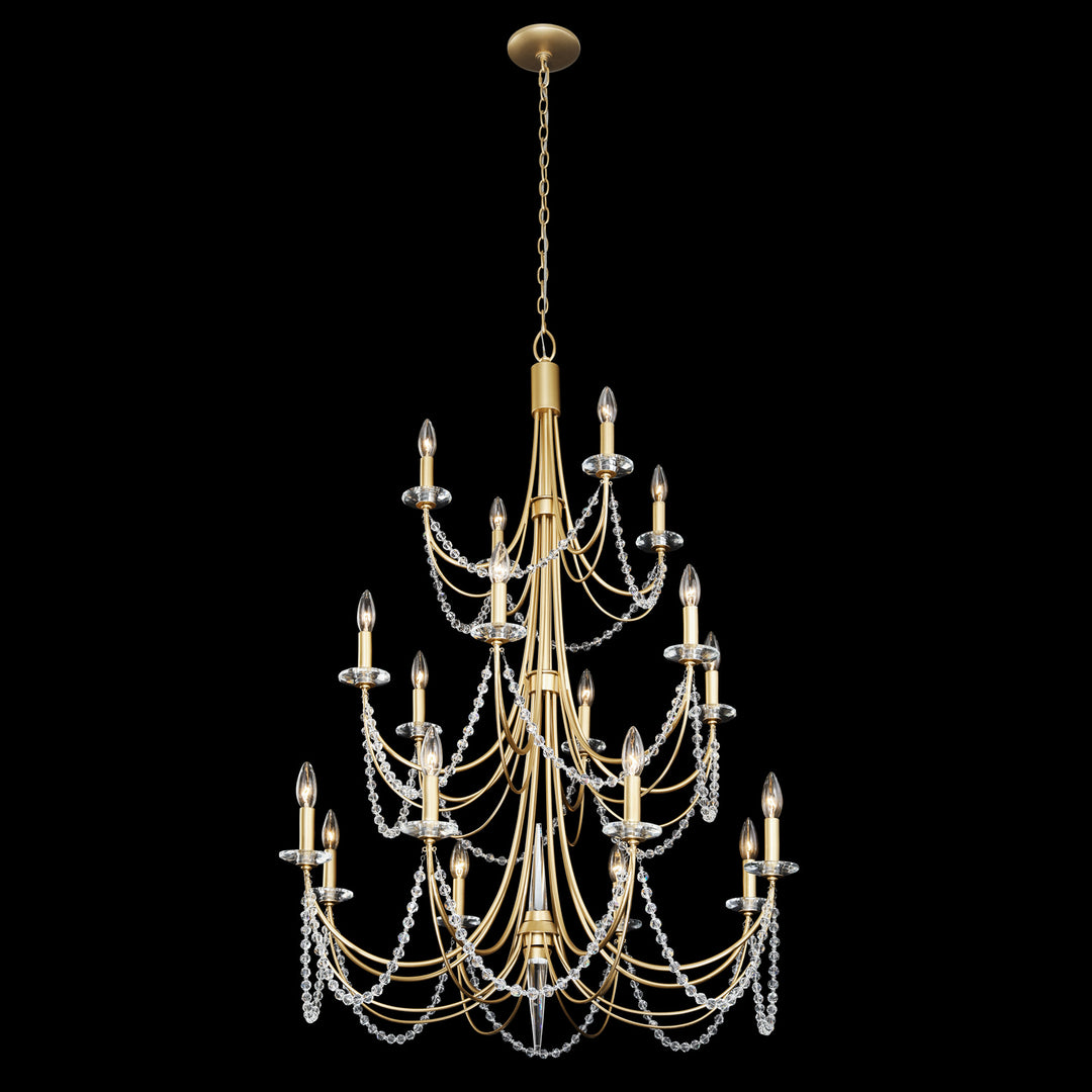 Varaluz Brentwood 350C18FG Chandelier Light - French Gold