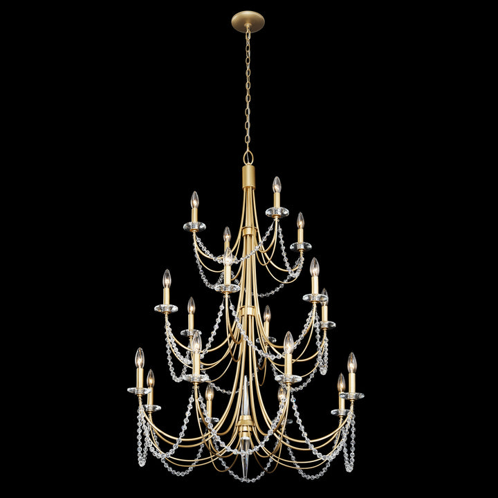 Varaluz Brentwood 350C18FG Chandelier Light - French Gold