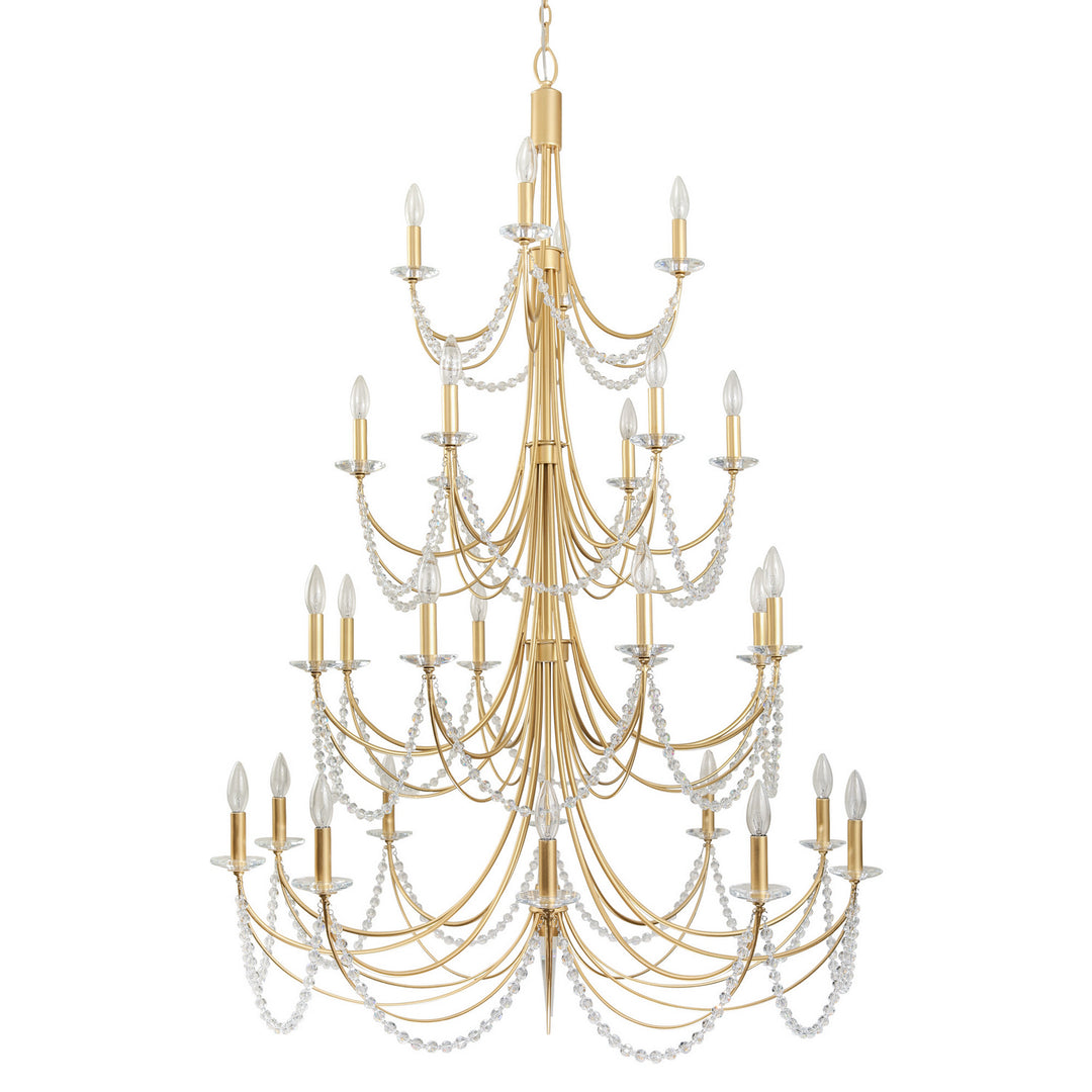 Varaluz Brentwood 350C28FG Chandelier Light - French Gold