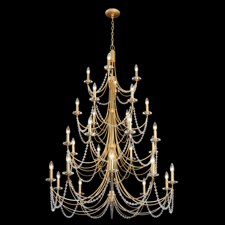 Varaluz Brentwood 350C28FG Chandelier Light - French Gold