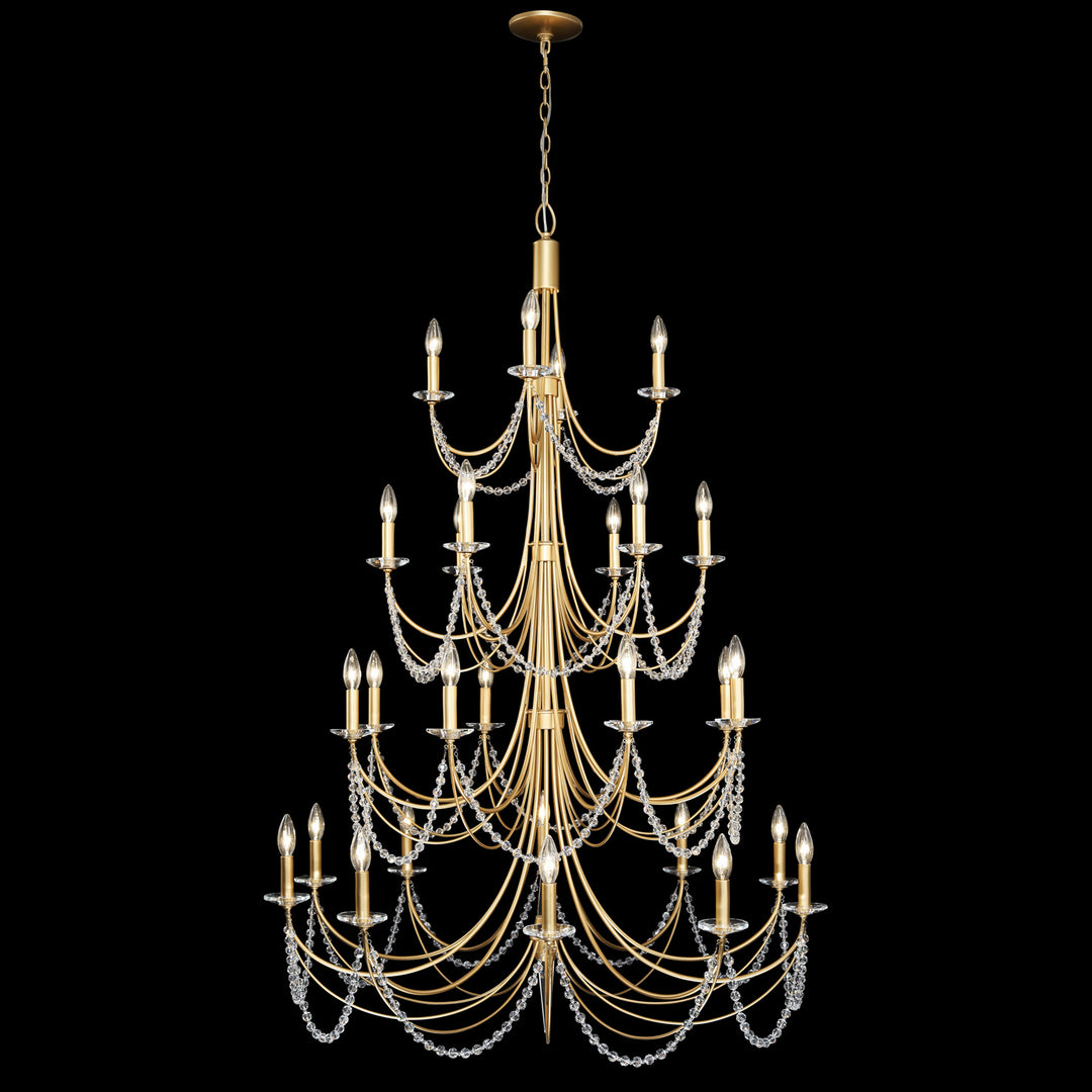Varaluz Brentwood 350C28FG Chandelier Light - French Gold