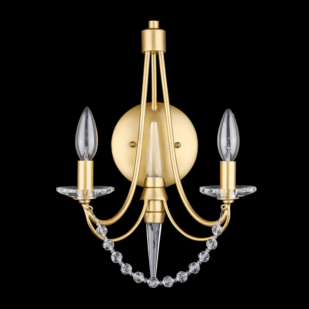 Varaluz Brentwood 350W02FG Wall Sconce Light - French Gold