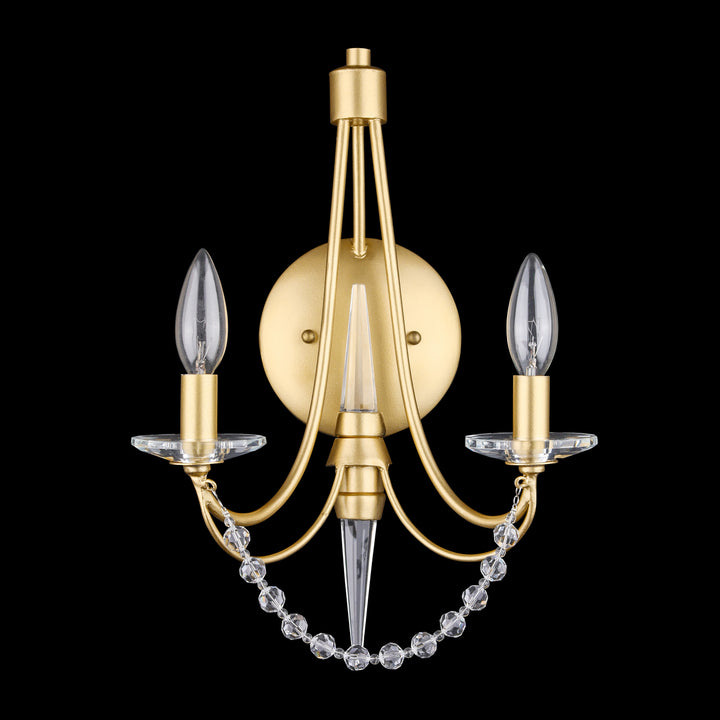 Varaluz Brentwood 350W02FG Wall Sconce Light - French Gold