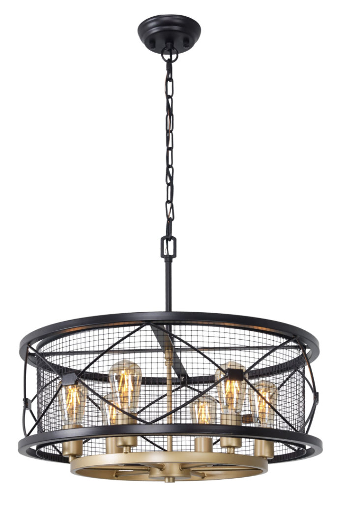 Varaluz Harlequin 612620 Chandelier Light - Warm Bronze/Gold